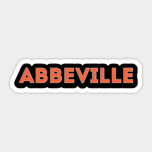 Abbeville Sticker